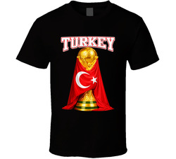 Turkey World Cup Soccer Sports Fan T Shirt