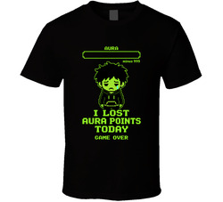 Aura Points Negative Gamer Funny T Shirt Aura Points Negative Gamer Funny T Shirt