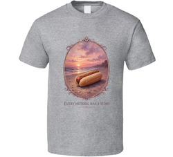 Every Hotdog Has A Story Sad Hotdog Beach Funny T Shirt Every Hotdog Has A Story Sad Hotdog Beach Funny T Shirt