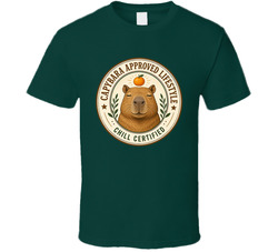 Capybara Approved Lifestyle Chill Certified Funny T Shirt Capybara Approved Lifestyle Chill Certified Funny T Shirt