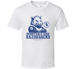 Sunnydale High Razorbacks Mascot Nostalgic Tv Vintage Look T Shirt Sunnydale High Razorbacks Mascot Nostalgic Tv Vintage Look T Shirt