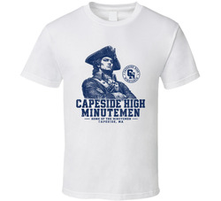 Capeside High Minutemen Nostalgic Tv Vintage Look T Shirt Capeside High Minutemen Nostalgic Tv Vintage Look T Shirt