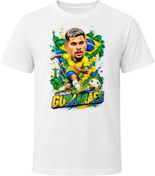 Bruno Guimaraes Brazil Soccer Caricature 2026 World Cup T Shirt Bruno Guimaraes Brazil Soccer Caricature 2026 World Cup T Shirt