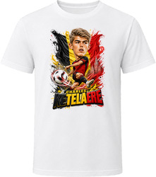 Charles De Ketelaere Belgium Soccer Caricature 2026 World Cup T Shirt Charles De Ketelaere Belgium Soccer Caricature 2026 World Cup T Shirt