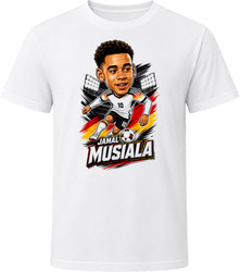 Jamal Musiala, Germany Caricature Soccer 2026 T Shirt Jamal Musiala, Germany Caricature Soccer 2026 T Shirt