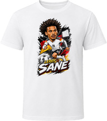 Leroy Sane, Germany Caricature Soccer 2026 T Shirt Leroy Sane, Germany Caricature Soccer 2026 T Shirt