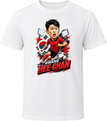 Hwang Hee-chan, South Korea Caricature Soccer 2026 T Shirt