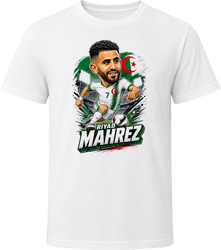 Riyad Mahrez, Algeria Caricature Soccer 2026 T Shirt