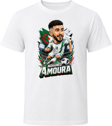 Mohamed Amoura, Algeria Caricature Soccer 2026 T Shirt