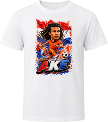Nathan Ake Netherlands Soccer Caricature 2026 World Cup T Shirt Nathan Ake Netherlands Soccer Caricature 2026 World Cup T Shirt