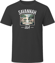 Savannah Usa Vacation Tourist Shop T Shirt