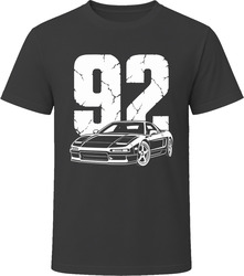 92 Supercar Coupe NSX Collector Vintage Car Drawing Portrait T-Shirt