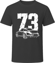 73 Carrera RS Collector Vintage Car Drawing Portrait T-Shirt