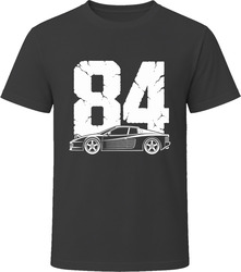 84 Testarossa Collector Vintage Car Drawing Portrait T-Shirt