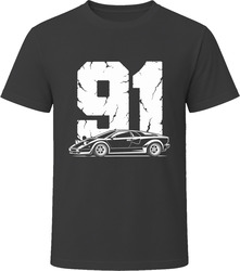 91 Diablo Collector Vintage Car Drawing Portrait T-Shirt