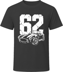 62 Cobra 289 Collector Vintage Car Drawing Portrait T-Shirt