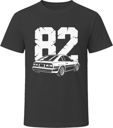 82 Collector Edition Coupe Collector Vintage Car Drawing Portrait T-Shirt