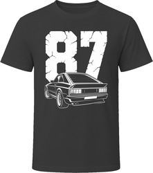 87 Aerocoupe Collector Vintage Car Drawing Portrait T-Shirt