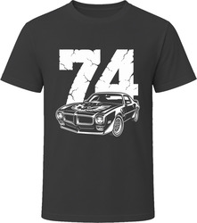 74 SD455 Firebird Collector Vintage Car Drawing Portrait T-Shirt