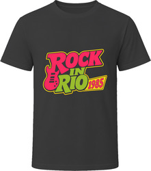 Rock in Rio 1985 Retro Vintage Event T-Shirt Rock in Rio 1985 Retro Vintage Event T-Shirt