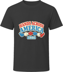 Hands Across America 1986 Retro Vintage Event T-Shirt Hands Across America 1986 Retro Vintage Event T-Shirt