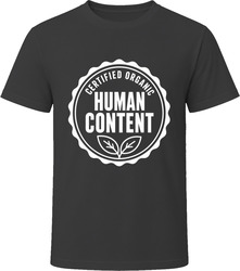 Certified Organic Human Content T-Shirt