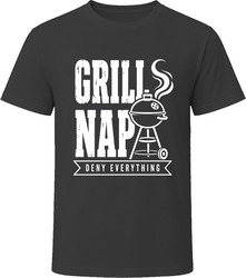 Grill Nap Deny Everything T-Shirt