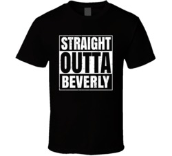 Straight Outta Beverly Kansas City Compton Parody T Shirt