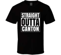 Straight Outta Canton Kansas City Compton Parody T Shirt