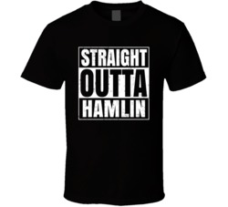 Straight Outta Hamlin Kansas City Compton Parody T Shirt