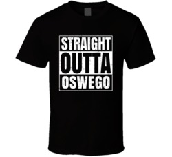 Straight Outta Oswego Kansas City Compton Parody T Shirt