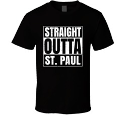Straight Outta St Paul Kansas City Compton Parody T Shirt