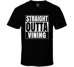 Straight Outta Vining Kansas City Compton Parody T Shirt