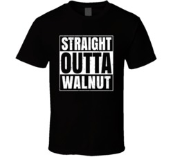 Straight Outta Walnut Kansas City Compton Parody T Shirt