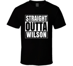 Straight Outta Wilson Kansas City Compton Parody T Shirt