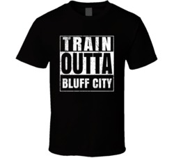 Train Outta Bluff City Kansas City Straight Outta Parody Crossfit Boxi