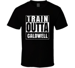 Train Outta Caldwell Kansas City Straight Outta Parody Crossfit Boxing