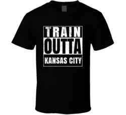 Train Outta Kansas City Kansas City Straight Outta Parody Crossfit Box