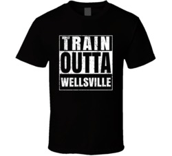Train Outta Wellsville Kansas City Straight Outta Parody Crossfit Boxi