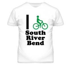 South River Bend Missouri I Bike Green T Shirt