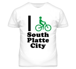 South Platte City Missouri I Bike Green T Shirt