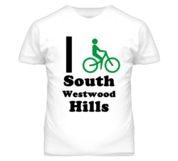 South Westwood Hills Kansas I Bike Green T Shirt