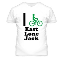 East Lone Jack Missouri I Bike Green T Shirt