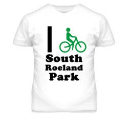 South Roeland Park Kansas I Bike Green T Shirt