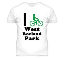 West Roeland Park Kansas I Bike Green T Shirt