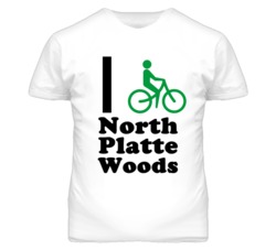 North Platte Woods Missouri I Bike Green T Shirt