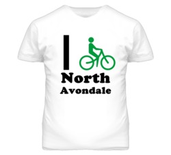 North Avondale Missouri I Bike Green T Shirt