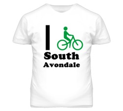 South Avondale Missouri I Bike Green T Shirt