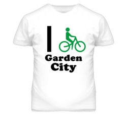 Garden City Kansas I Bike Green T Shirt