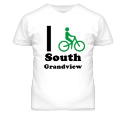 South Grandview Missouri I Bike Green T Shirt